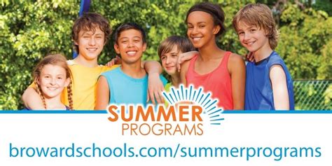 your children happy campers all season long. . Broward schools summer program